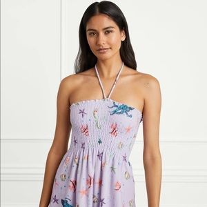 The Roxie Dress in sea creatures print